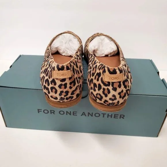 Toms Leopard Print Flats - Picture 3 of 3